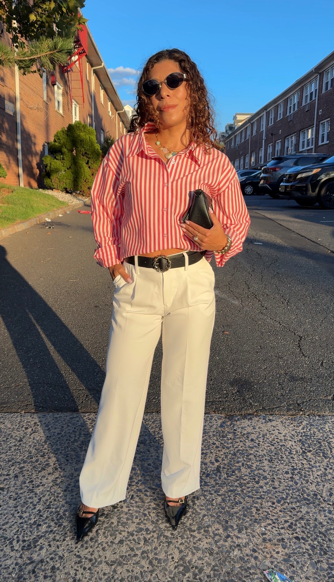 Pantalón Olivia - Blanco tiza