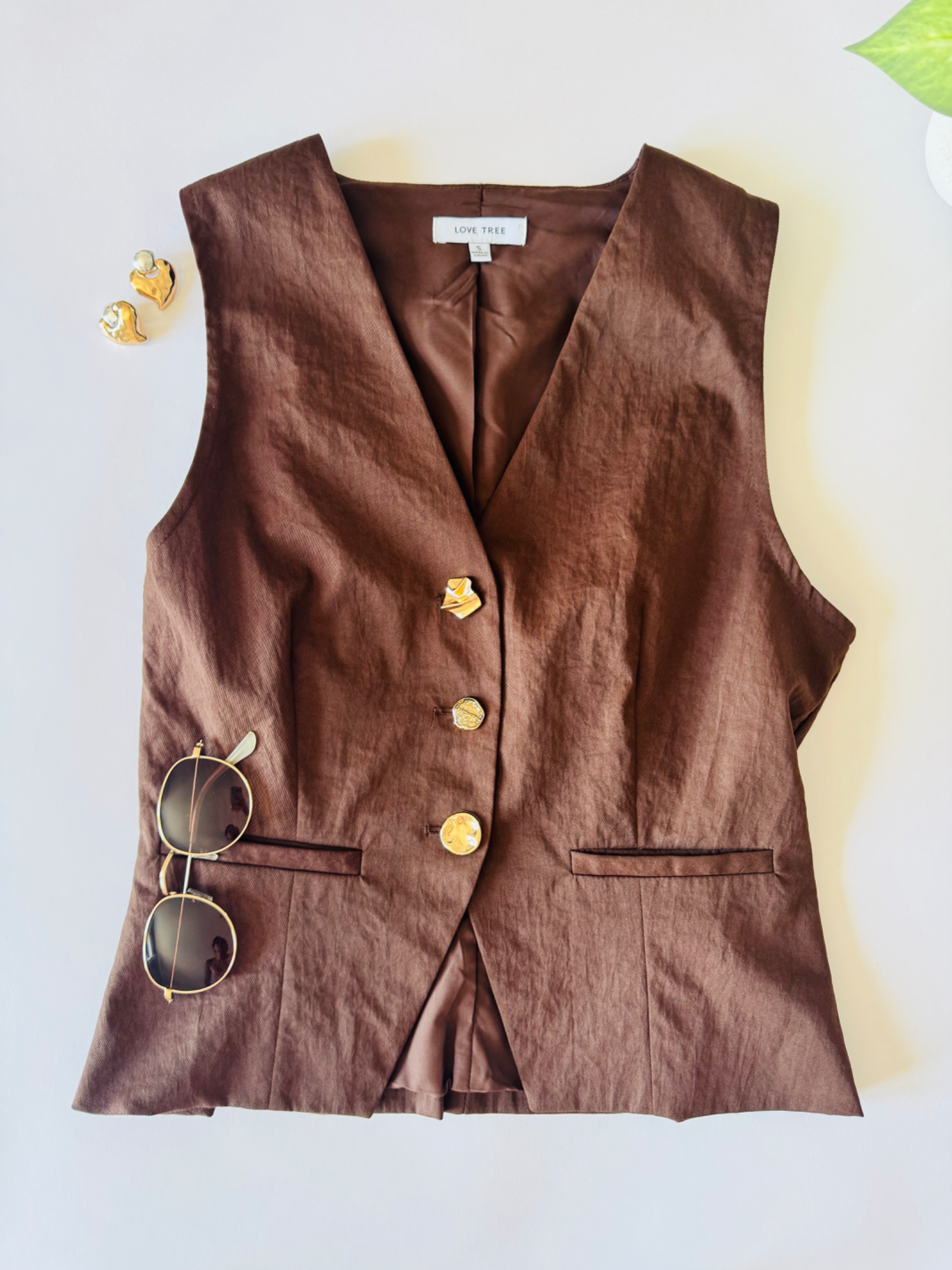 Chaleco Margot - Chocolate
